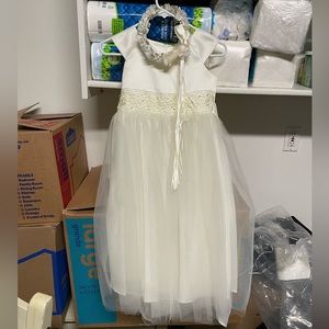 Ivory Flower girls dress